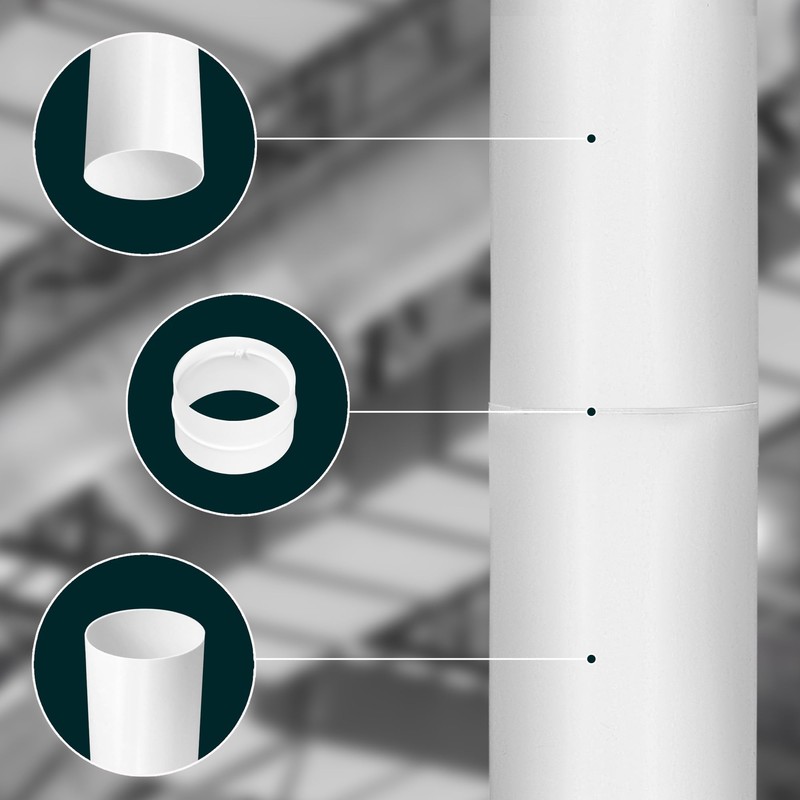 KOTARBAU® Connector for Ventilation Pipe Round Duct Diameter 100 mm