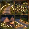 Mushroom Solar Lights for Garden Outdoor 50LED 23FT Solar Powered