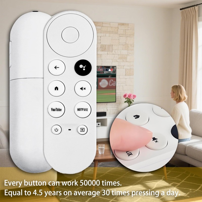 G9N9N New Replacement Voice Remote Control Compatible with Google Chromecast