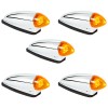 EVERESTHD 5x 8LED Amber Chrome Fit For Mack CHU 2008-2019