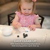Clear Disposable Placemats for Baby, (200 Pack) Baby Eating Mat,