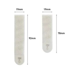 Checkmart Medium and Large Picture Hanging Strips, No Tools for Living Spaces, 8 Medium Pairs and 16 Large Pairs (48 Strips)