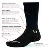 Swiftwick- ASPIRE SEVEN (3 Pairs) Cycling Socks, Firm Compression Fit,