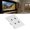 2 HD Multimedia Interface 2 USB3.0 Ports Panel Weld Free