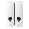 Decdeal Manual Soap Dispenser Double Head Bathroom Kitchen Hotel 300ml