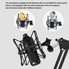 Bstinay Anti-Vibration Recording Microphone Shock Mount Suspension Holder for Newman