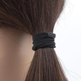 Selzen 1P Black 3-Strand Hair Tie Black Hair Tie Hair Tie Hairband Elastic Band / Selzen 1P 검정 3줄 머리끈 검정머리끈 머리끈 헤어밴드 고무줄