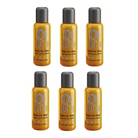 Ouro Oferta 6 Pzas Seda De Lino Ouro 20ml Termoprotector
