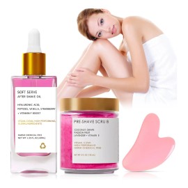 Aceite Para Después Del Afeitado Con Vainilla Y Fresa Suave