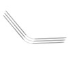 sourcing map 3Pcs Size US 2.5 (3mm) Double-Pointed Flexible Knitting