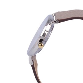 Coach Perry 14503157 Perry Watch, Women's, 2 Hands, Leather, Beige, Silver, White