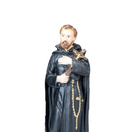 THE FAITH GIFT SHOP Saint Francis Xavier Statue, Christmas Collectible Figurines, 9 Inches