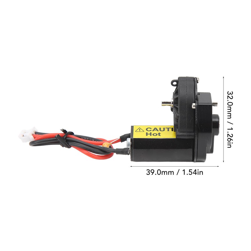 RC Gear Box with 050 66T Brushed Motor 7.4V Efficient