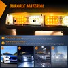 Nilight 2PCS 12 Inch Roof Top Strobe Lights 48LED Hazard