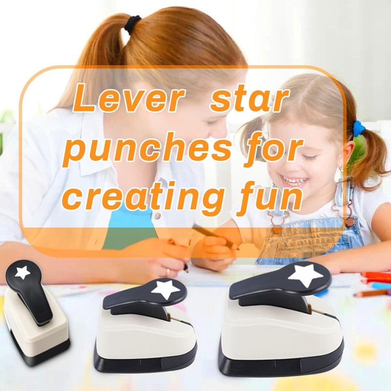 Yurika Craft Punch, Star Hole Punch, Star Hole Punch, Large