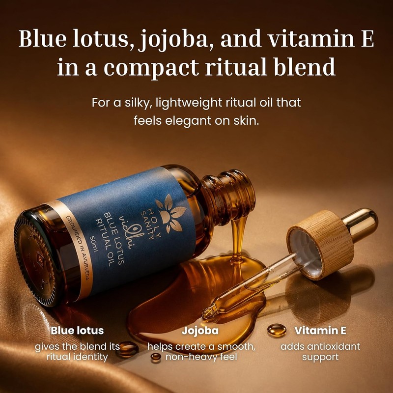 Holy Sanity Vidhi Blue Lotus Ritual Oil 15ML