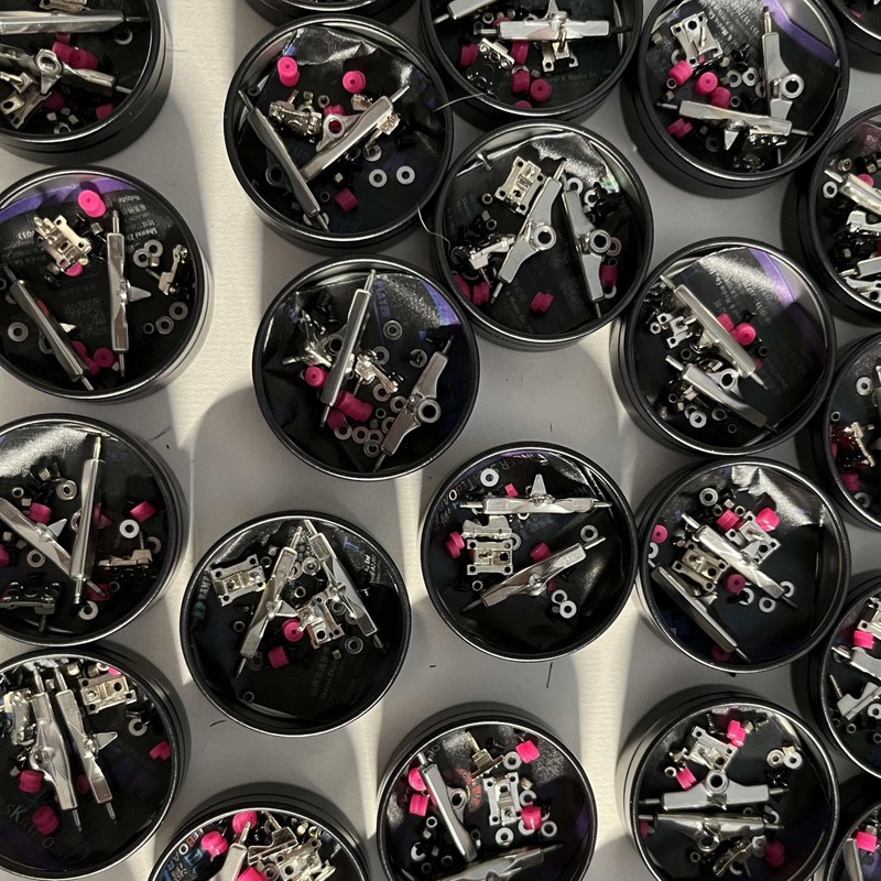 NOAHWOOD DIY Pro Fingerboard Ark i Truck 35mm (Silver)