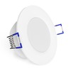 IP44 fixed recessed spots 6.5W WW+NW dimmable