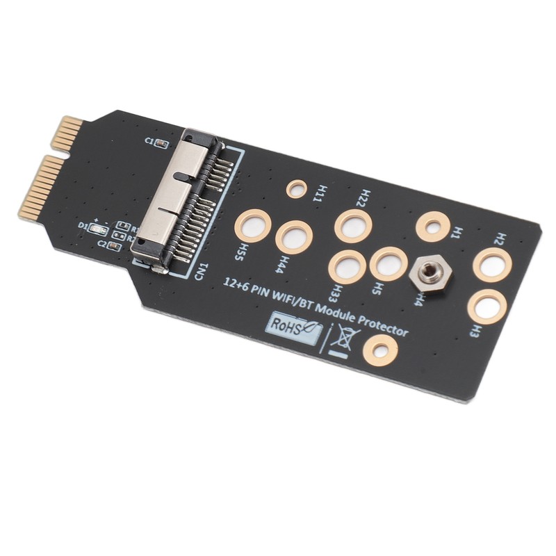 12+6Pin WiFi Network Card and Bluetooth Module Protector Adapter for