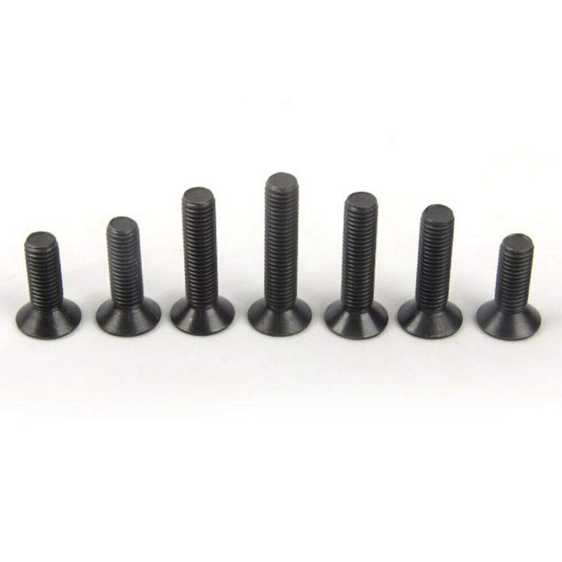 Xiedeai Hex Socket Countersunk Screws - Carbon Steel Hexagonal Flat