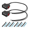 Vkinman 2Pcs 68065016AB Front Turn Signal Light Connector Plug Harness