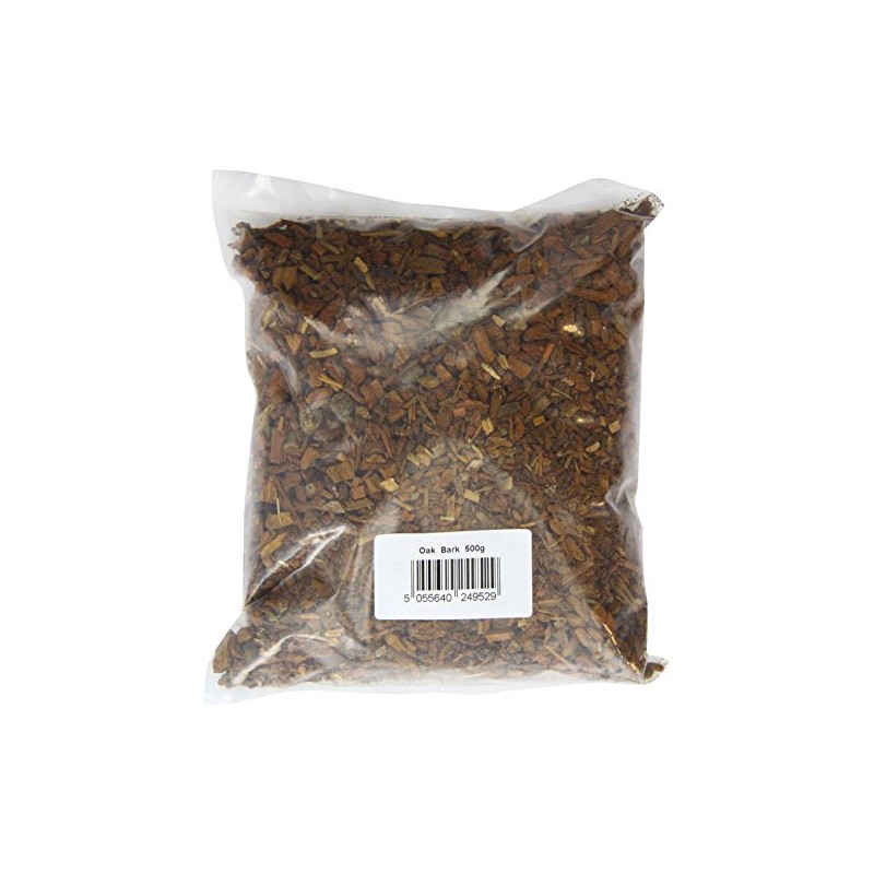 JustIngredients Essentials Oak Bark 500 g (Pack of 2)