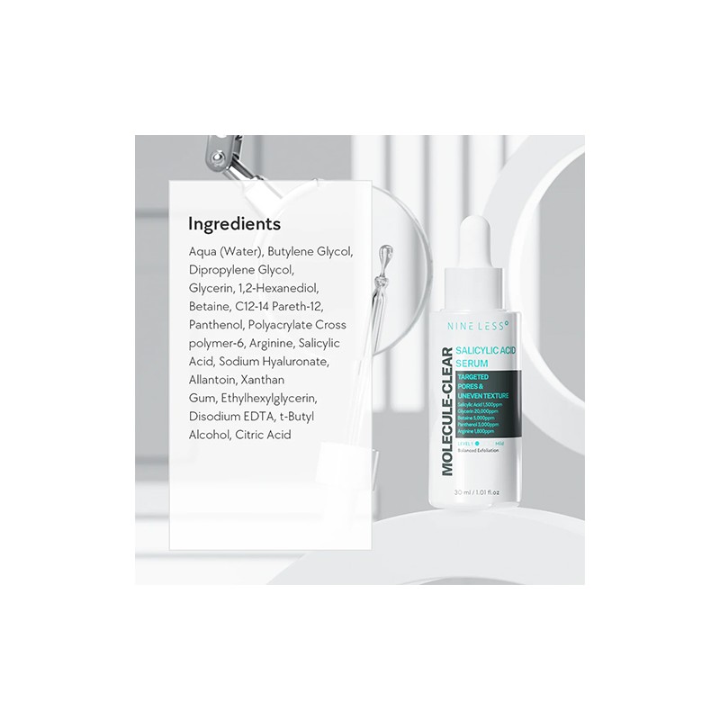 NINELESS [NINELESS]Molecule-Clear Salicylic Acid Serum 30ml
