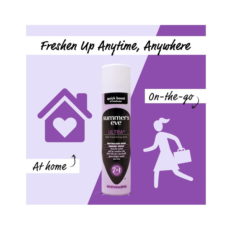 Summer's Eve Ultra Feminine Deodorant Spray - 2 oz