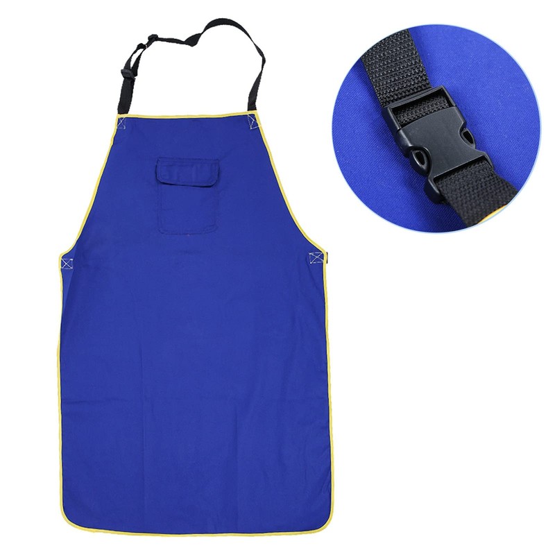 HELEVIA Flame Retardant Welding Apron Fire Resistant Safety Welder Work