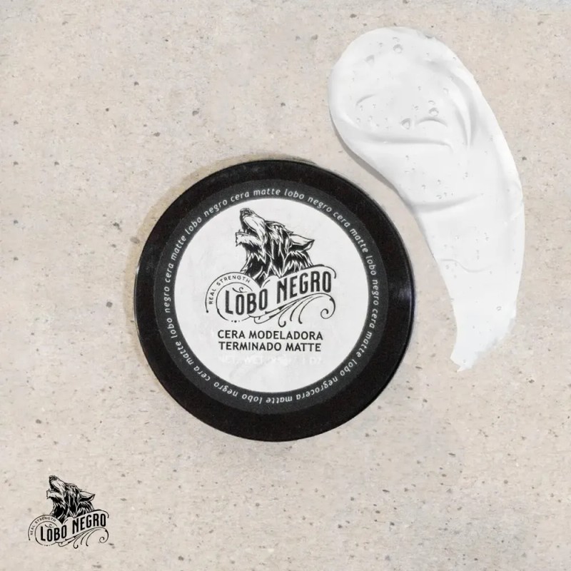 Cera Efecto Mate Cabello, Barba Y Bigote 85g Lobo Negro
