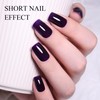 10ml Dark Purple Gel Nail Polish Soak Off UV LED