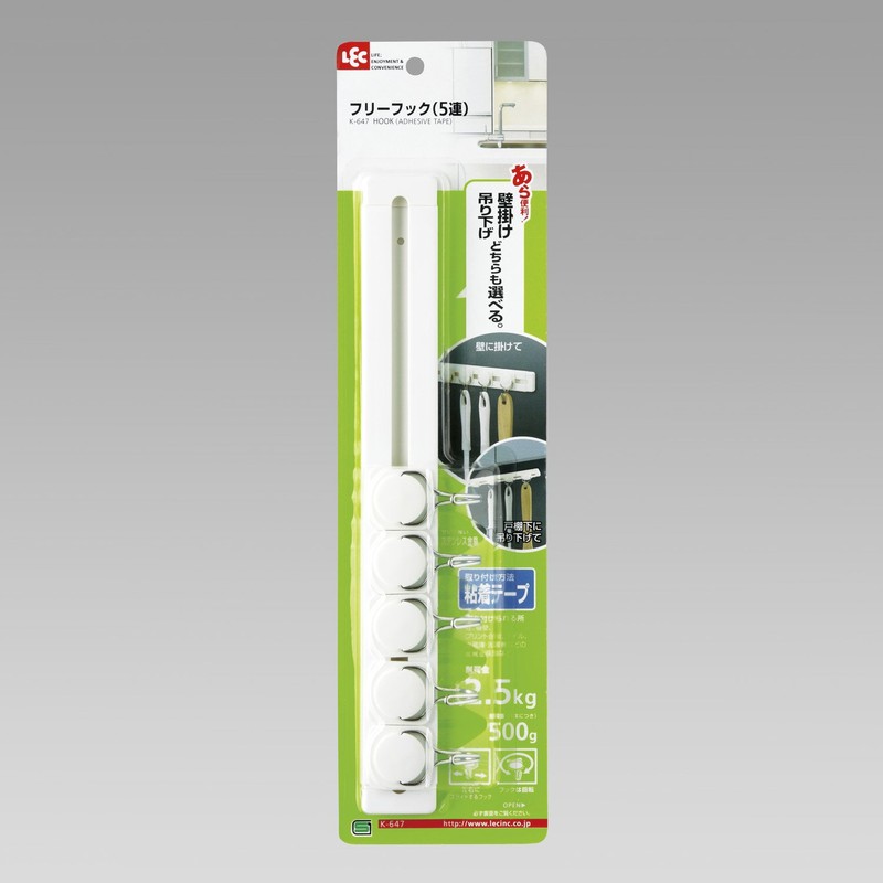 レック フリーフック (5連) K-647