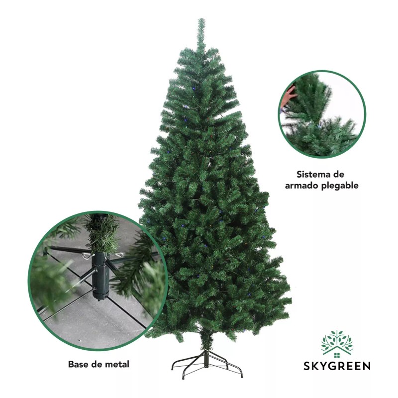 Kingshouse Arbol De Navidad Pino Artificial 1.80m