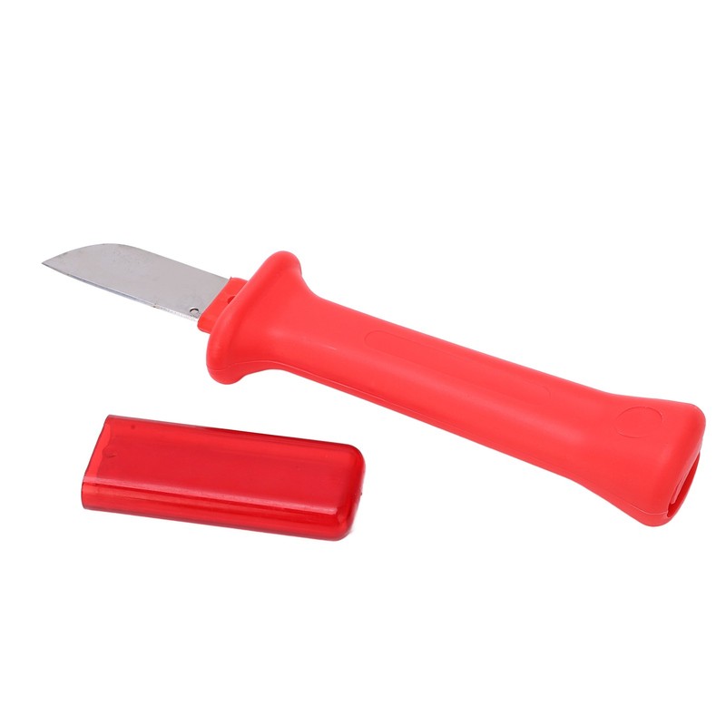 Cable Splicing Knife Ergonomic Wire Stripper Cutter 50mm Hand Tool