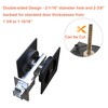 Pocket Door Lock Indicator Lock Flush Handles Latch Privacy Bed/Bath