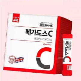 Goryeo Eundan Korea Eundan Megadose C Vitamin C 2000mg / 고려은단 메가도스C 비타민C 2000mg X 100포 (200g) 1개 2000 2g x 4614435 코엔자임Q10 30캡슐