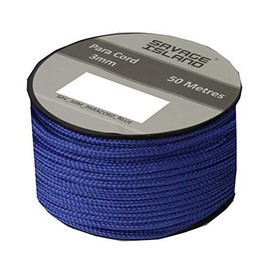 Savage Island 50 m Spool Paracord 3 mm for Camping Outdoor Crafts Gardening Survival Arrmy DIY Bivak Hammock Tents Braided Line All-Purpose Rope