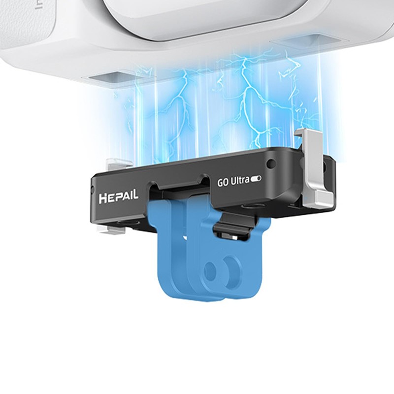 Honbobo Magnetic Mount for Insta360 GO Ultra, Quick Release Mount