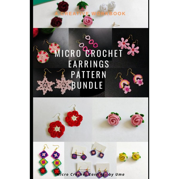 Micro Crochet Motifs: Patterns for mini crochet earrings: Crochet Earrings
