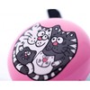 Liix Bicycle Bell Design Bell, Meow - Pink, db21
