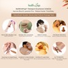 SoulGenie HealthAndYoga™ NatureSooth Wooden Massage Roller – Wood Therapy Massage