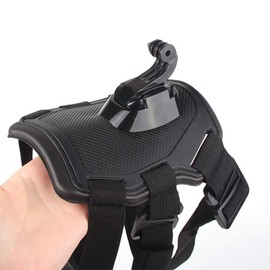 Dog Harness Holder for Gopro, Soft and Adjustable Dog Harness for Gopro for Large, Medium and Small Dogs Can Be Used for Chest and Back Fixation Suitable for Gopro10/9/8/7/6/5