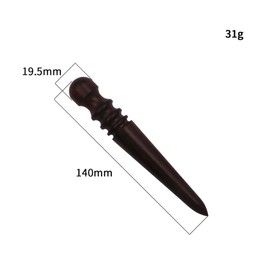 UUYYEO Wood Leather Edge Burnisher Slicker Leathercraft Polisher Burnisher Leather Polishing Stick Leather Grinding Working Tool DIY Leather Projects Tools