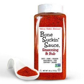 Bone Suckin' Sauce Bulk Seasoning & Rub - Brown Sugar, Garlic, Onion, Spices - Non-GMO, Gluten-Free, Fat-Free, Kosher, Pareve, No MSG (1 Pack, Original)