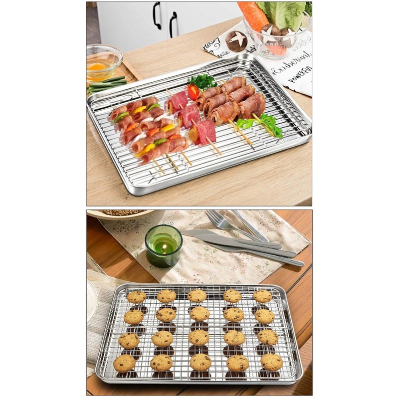 Kitchen Barbecue Racks Cooling Racks Net Stainless Steel Grid Wire