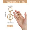 Gold Keychain Clip Metal Lobster Claw Clasps for Jewelry Making.