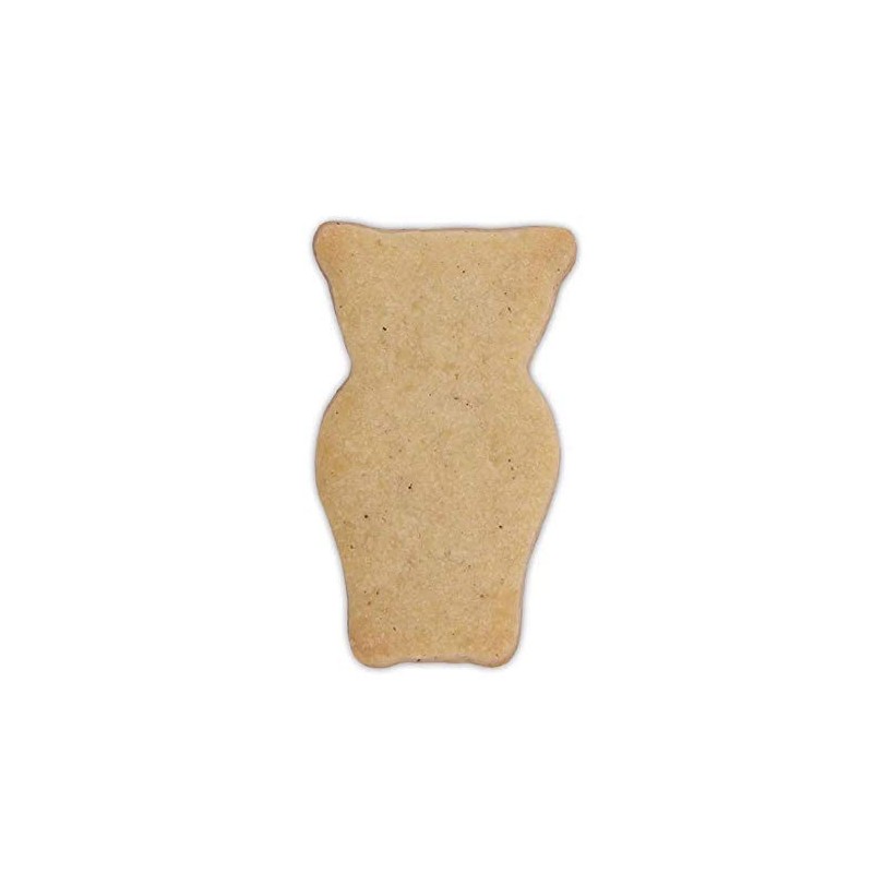Staedter Stainless Steel Owl Cookie Cutter, Silver, 6 cm