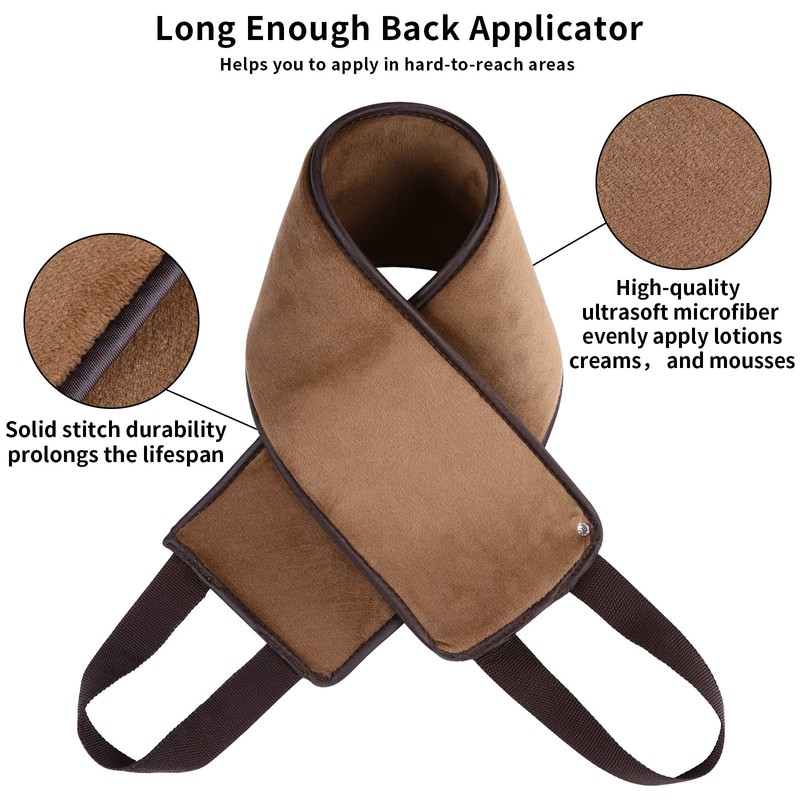 WLLHYF Self-tanning glove, applicator kit, lotion for the back, face,