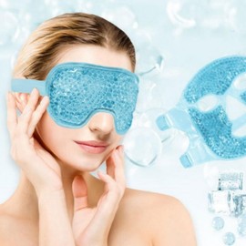 Pack mask ice cooling eye cold pack capsule gel squeak Eye mask (FL) 2ea