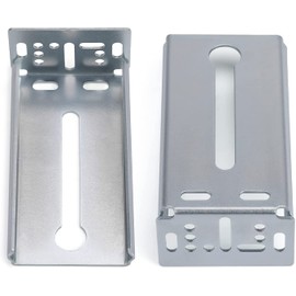 homdiy Rear Mount Brackets Metal Drawer Slides Brackets 2 Pairs - Cabinet Drawer Brackets for Face Frame Cabinet,1.77 inch(45mm)